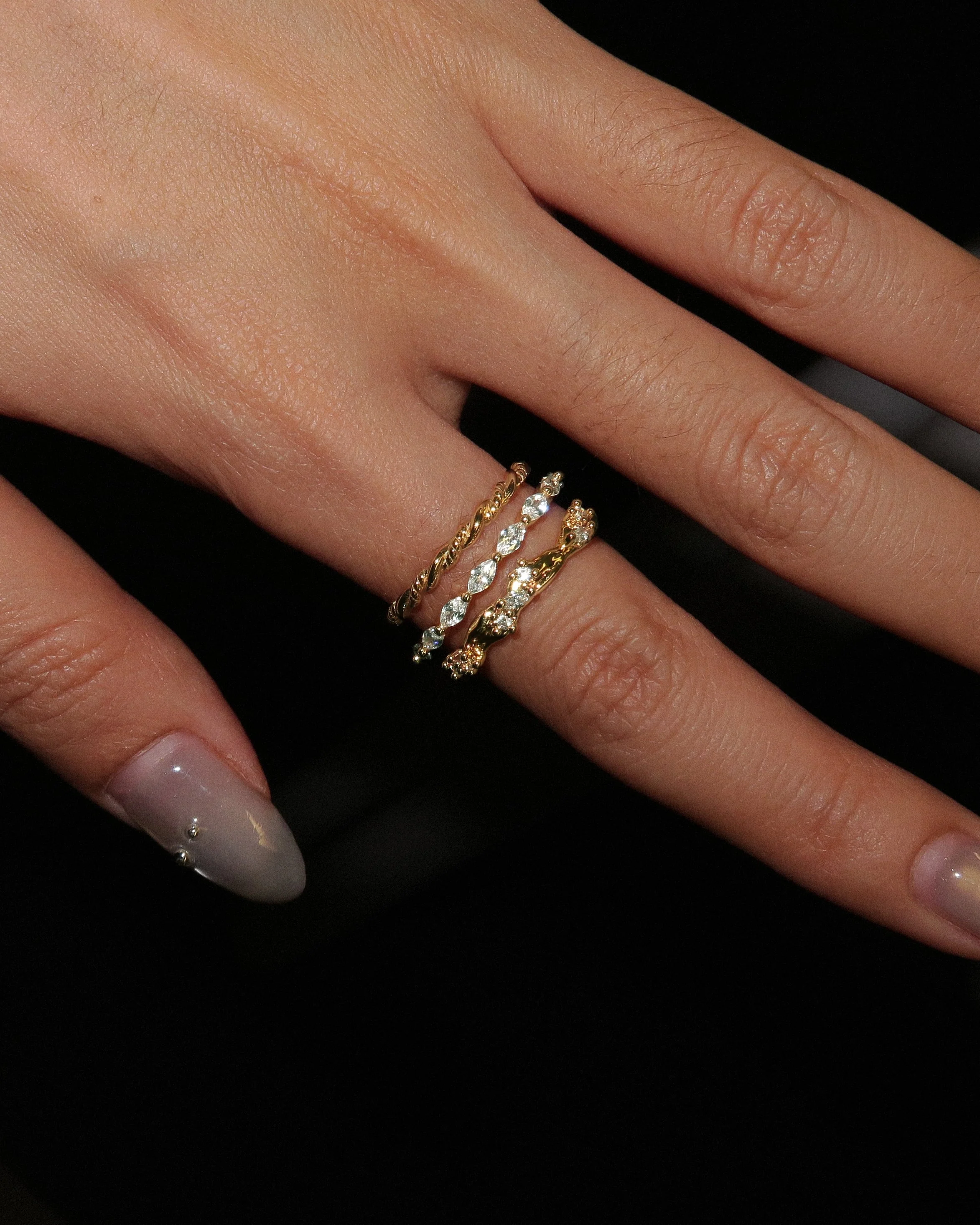 Elise Flora Marquise Ring - Image 4