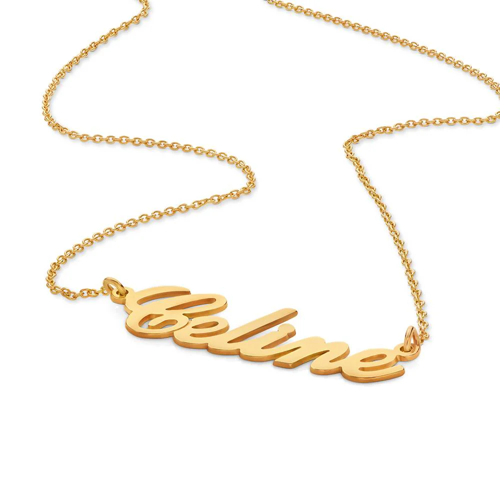 Classic Cocktail Name Necklace in Gold Plating - Image 3