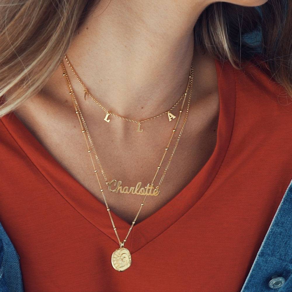 Personalized Cursive Name Necklace in Gold Plating - Image 4