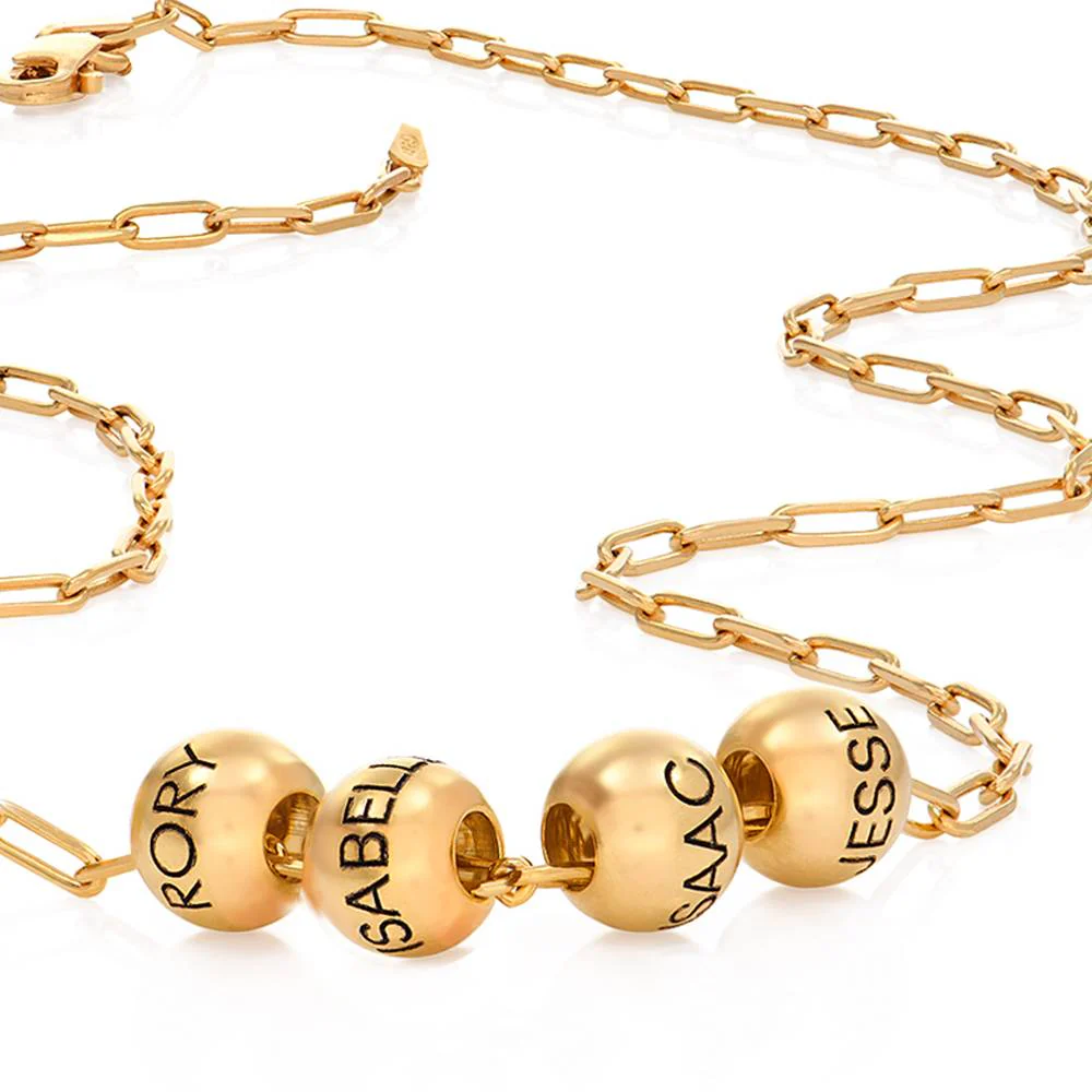 The Balance Bead Necklace in Gold Plating - Image 3
