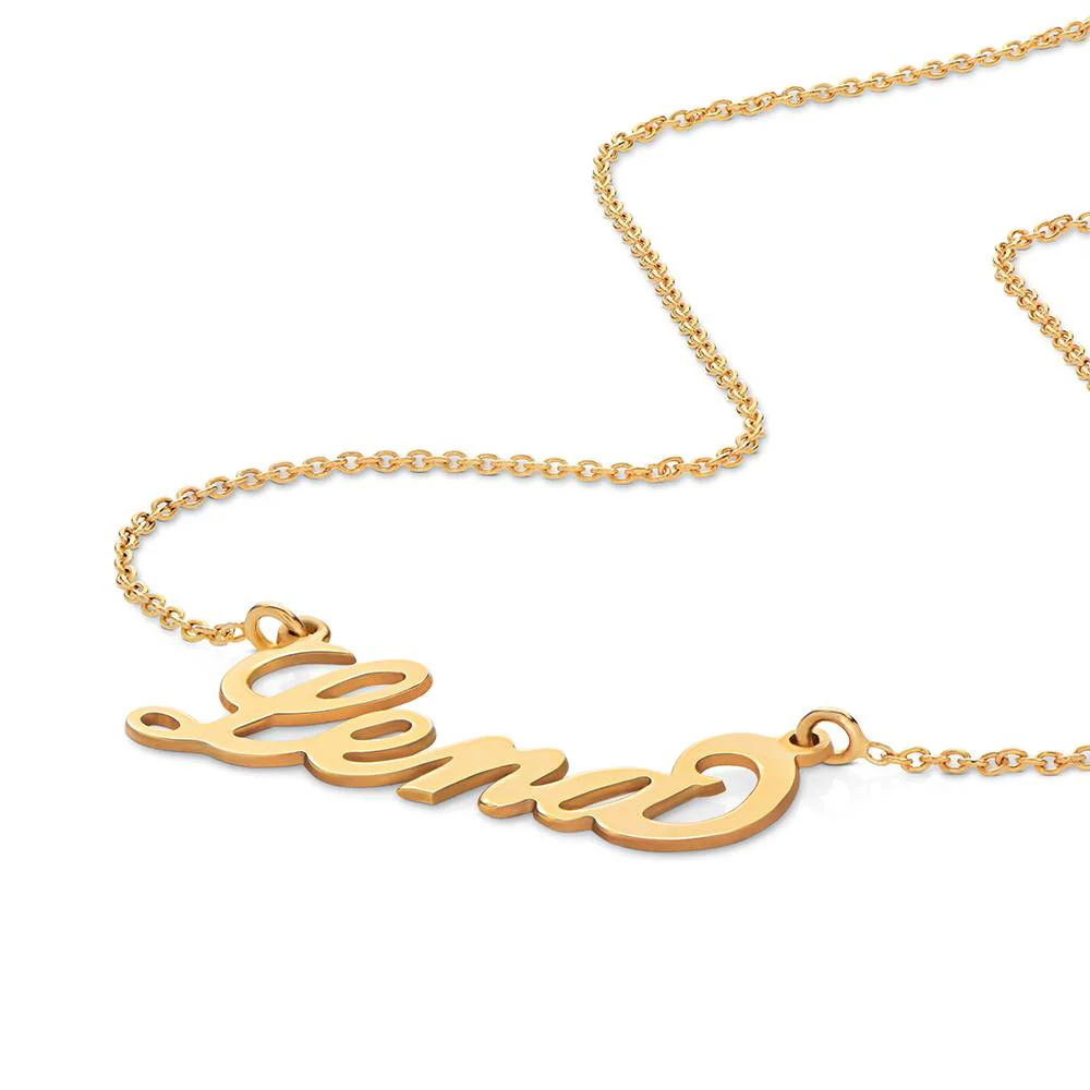 Carrie Name Necklace in Gold Plating - Image 3