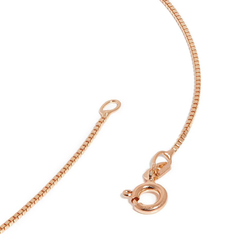 Russian Ring Necklace in Rose Gold Plating - Image 6