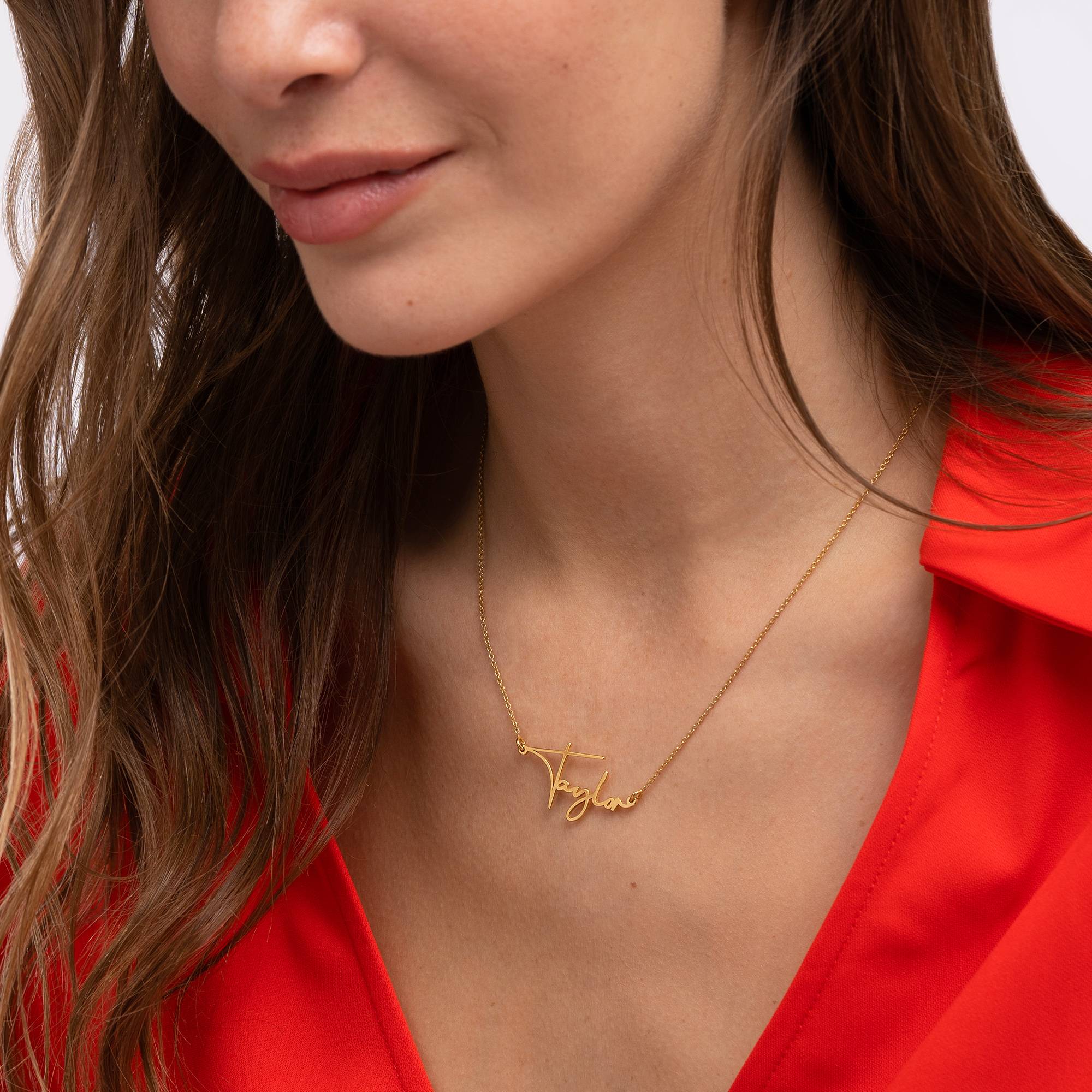 Paris Name Necklace in Gold Plating - Image 2