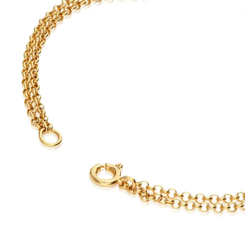 Lucy Russian Ring Bracelet in Gold Plating - Image 5