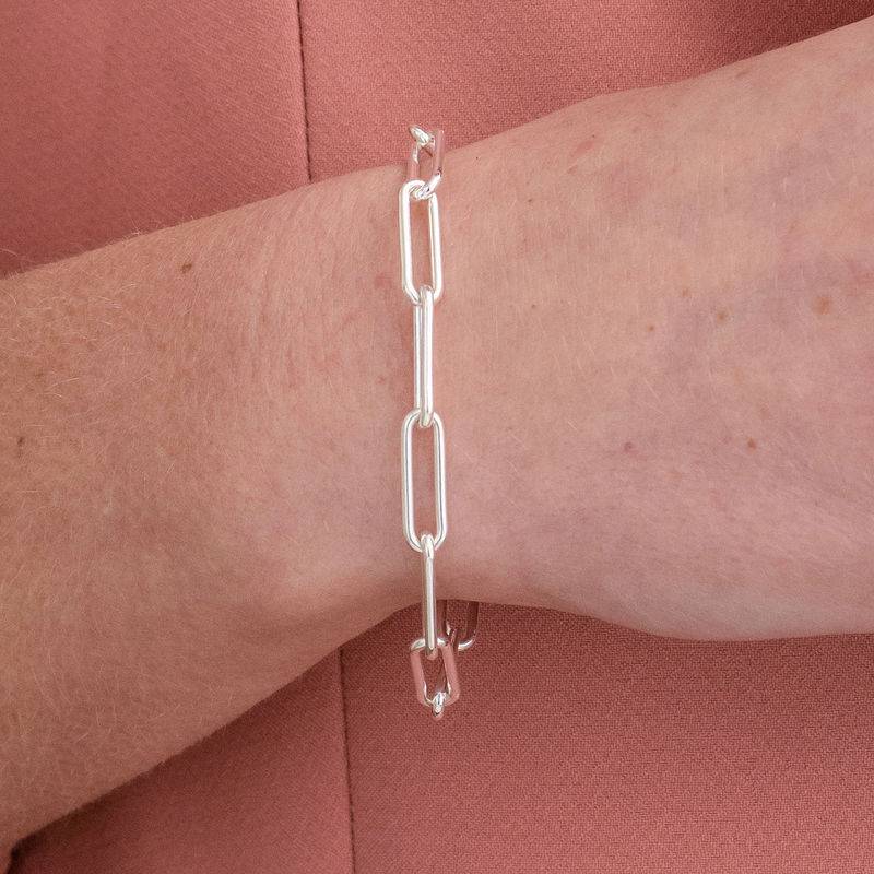 Paperclip Bracelet in Silver - Image 3