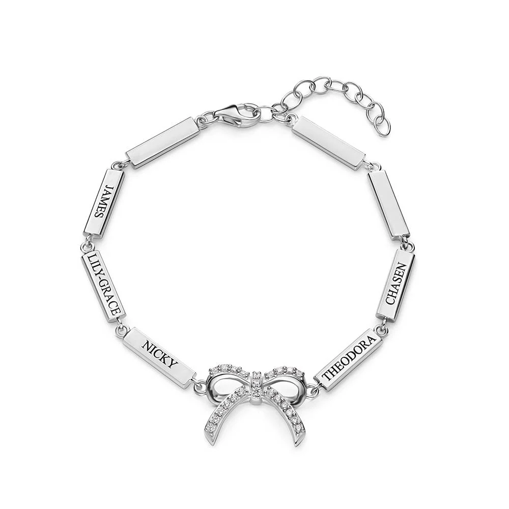 Tied With A Bow Bracelet in Sterling Silver - Image 4