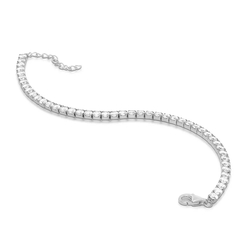 Eternal Classic Tennis Bracelet in Silver - Image 2
