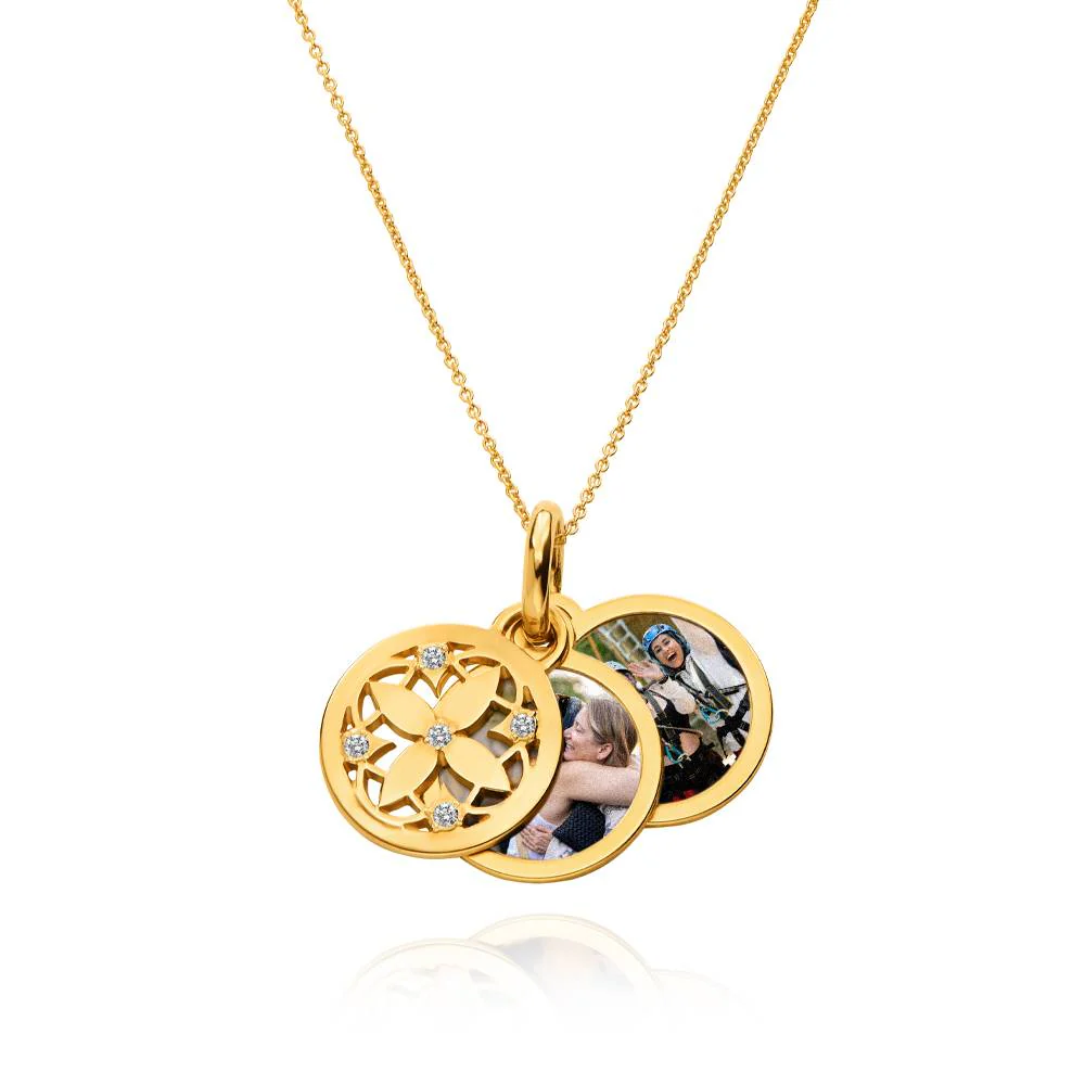 MYKA x The Breasties Photo Pendant Necklace - photo inside necklace