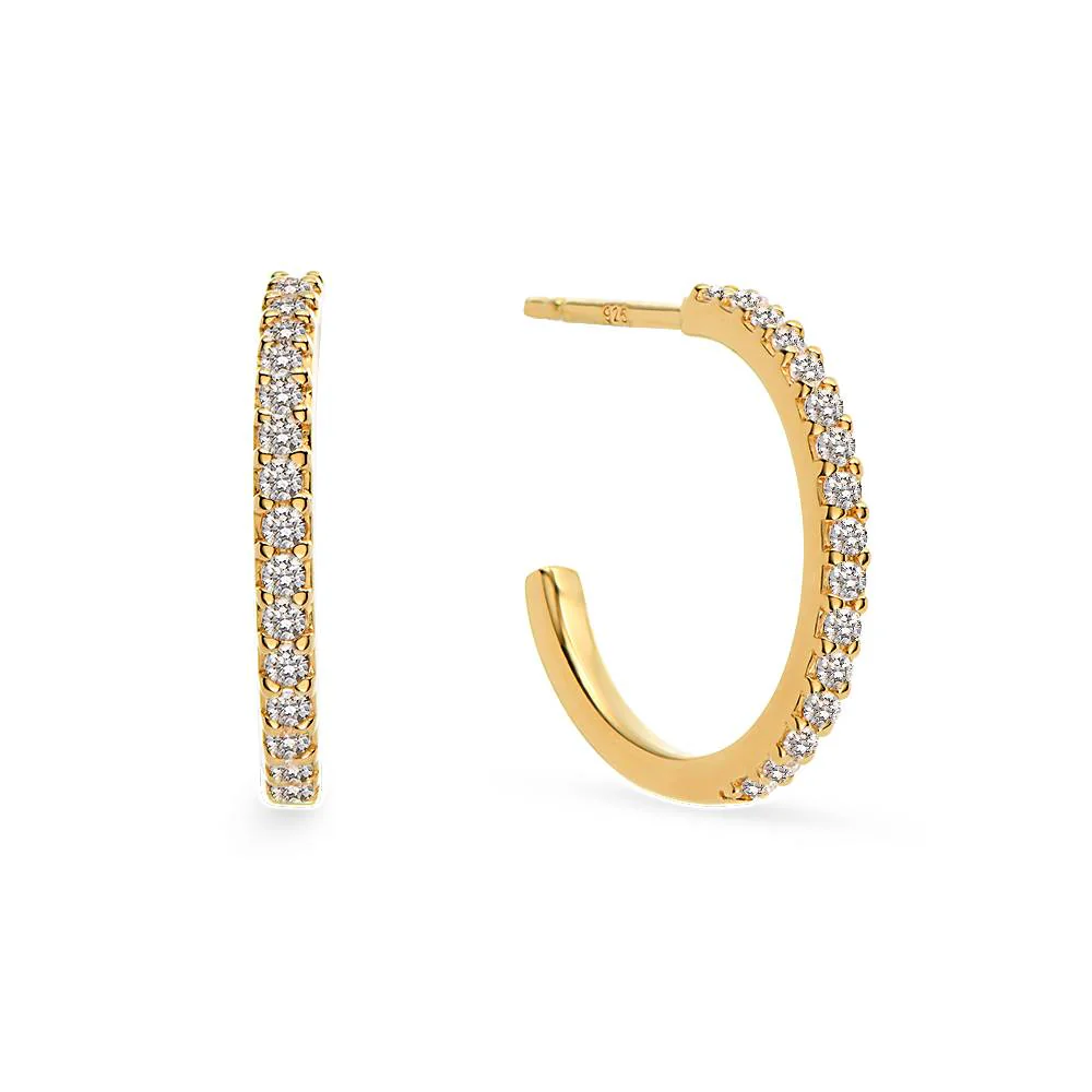 Phoebe Huggies in 18K Gold Plating