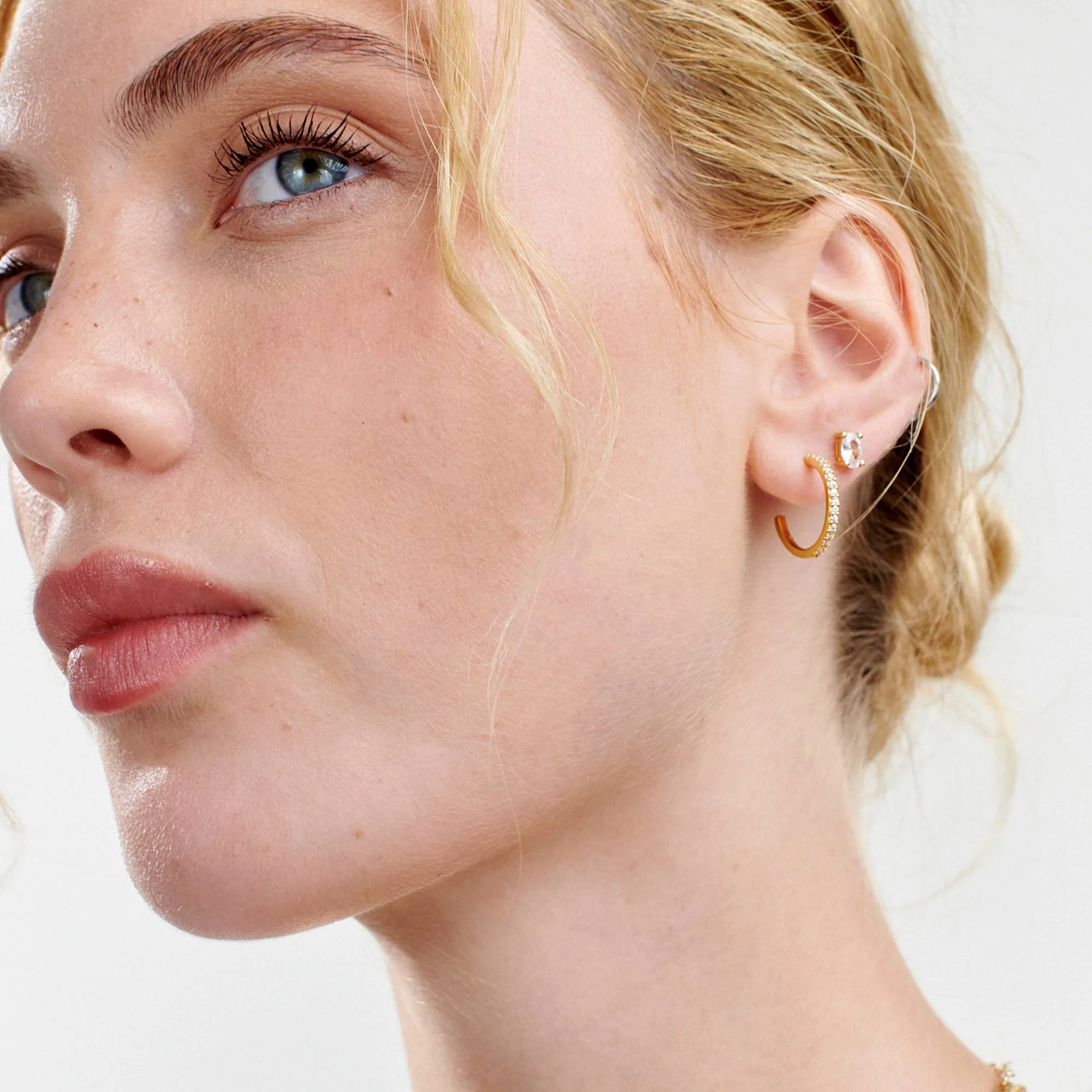 Phoebe Huggies in 18K Gold Plating - Image 2
