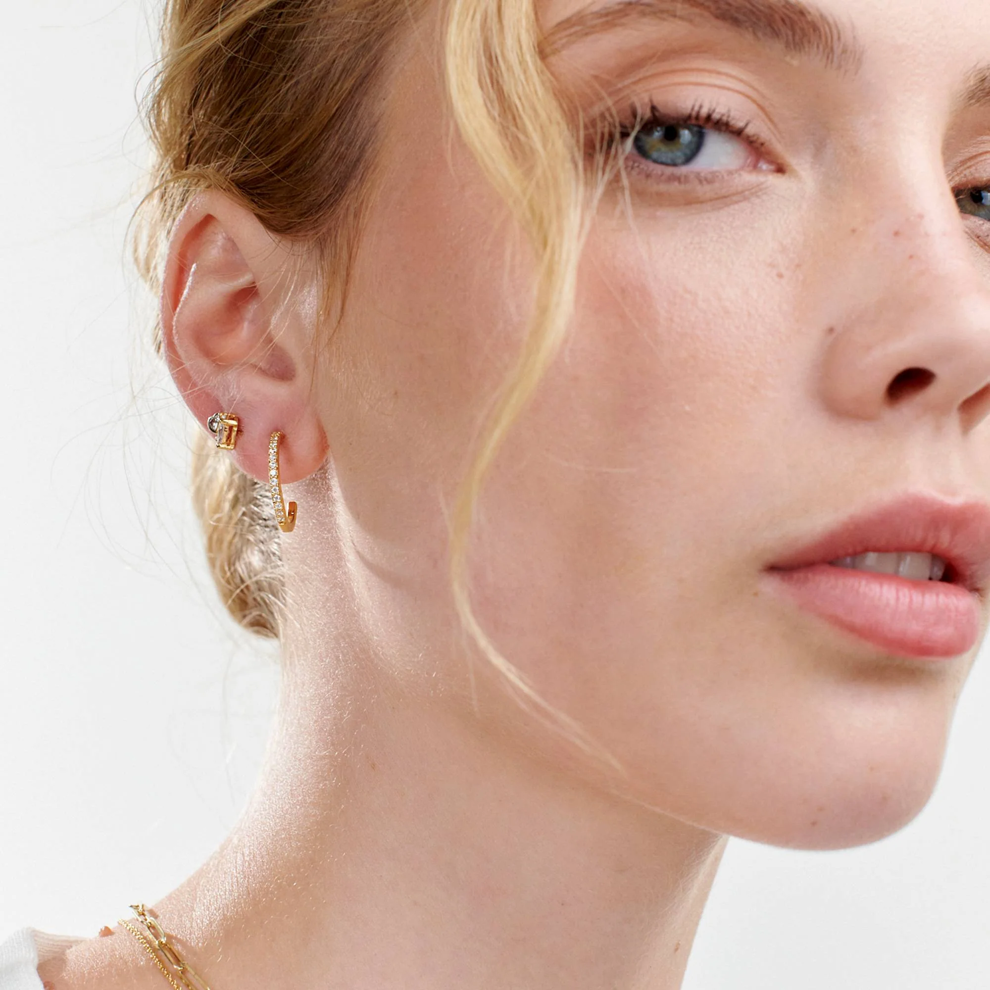 Phoebe Huggies in 18K Gold Plating - Image 3