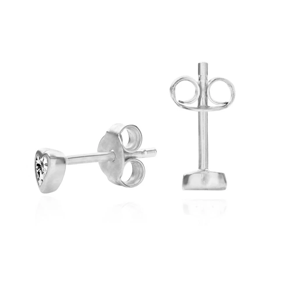 Charli Heart Earrings in Sterling Silver - Image 5