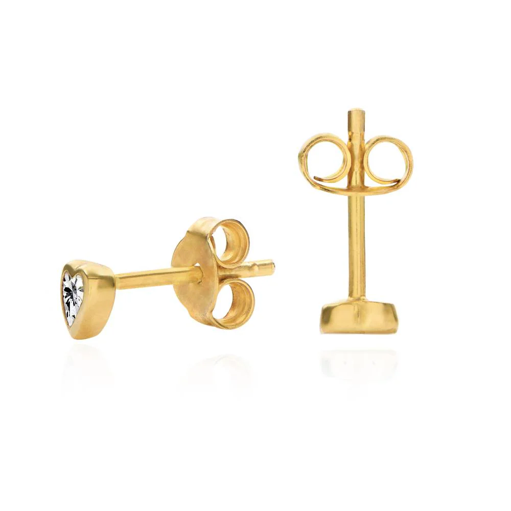 Charli Heart Earrings in 18K Gold Vermeil - Image 5