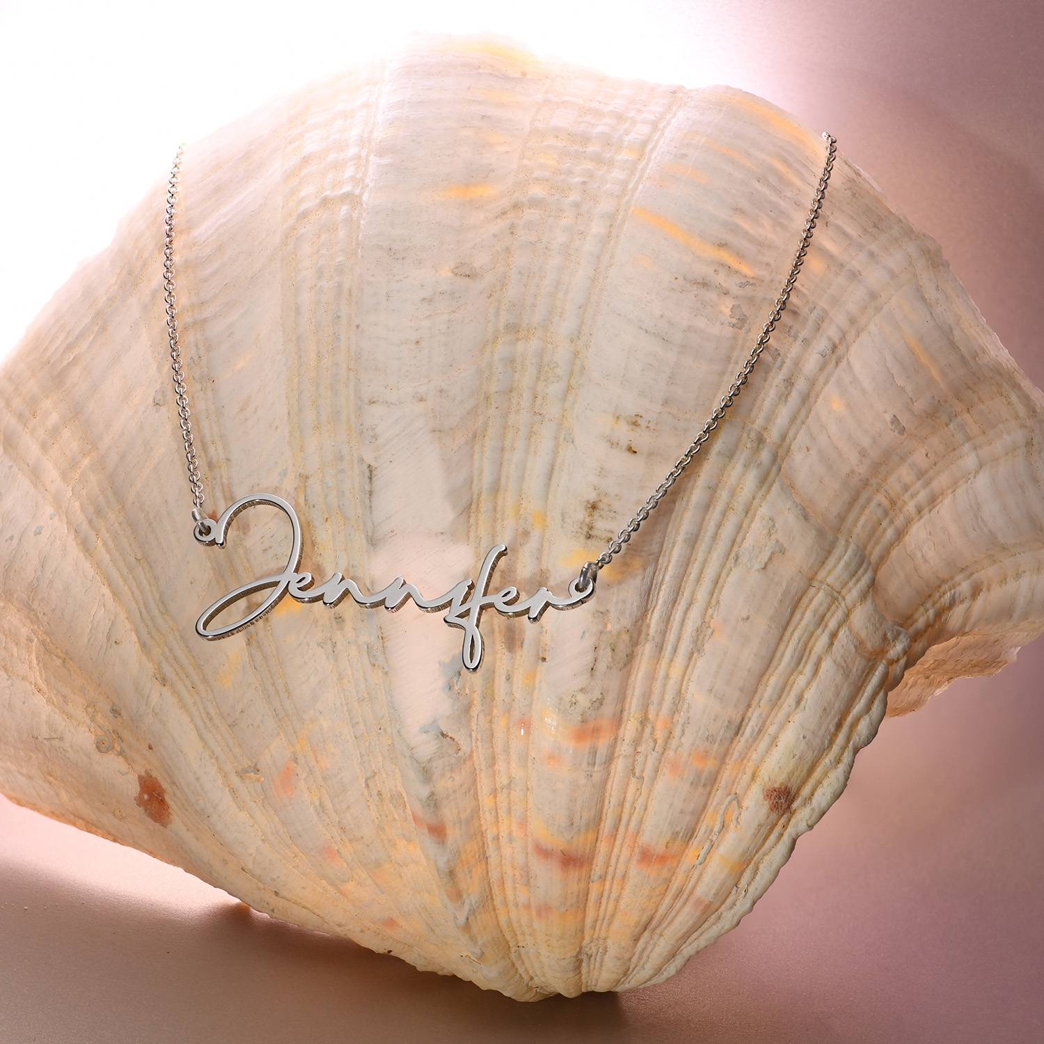 Paris Name Necklace in Sterling Silver - Image 4