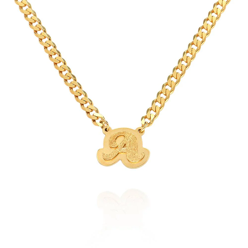 Brandi Double Plated Name Necklace in 18K Gold Vermeil - Image 4