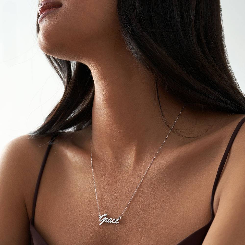 Name Necklace in 10K White Gold - Image 2