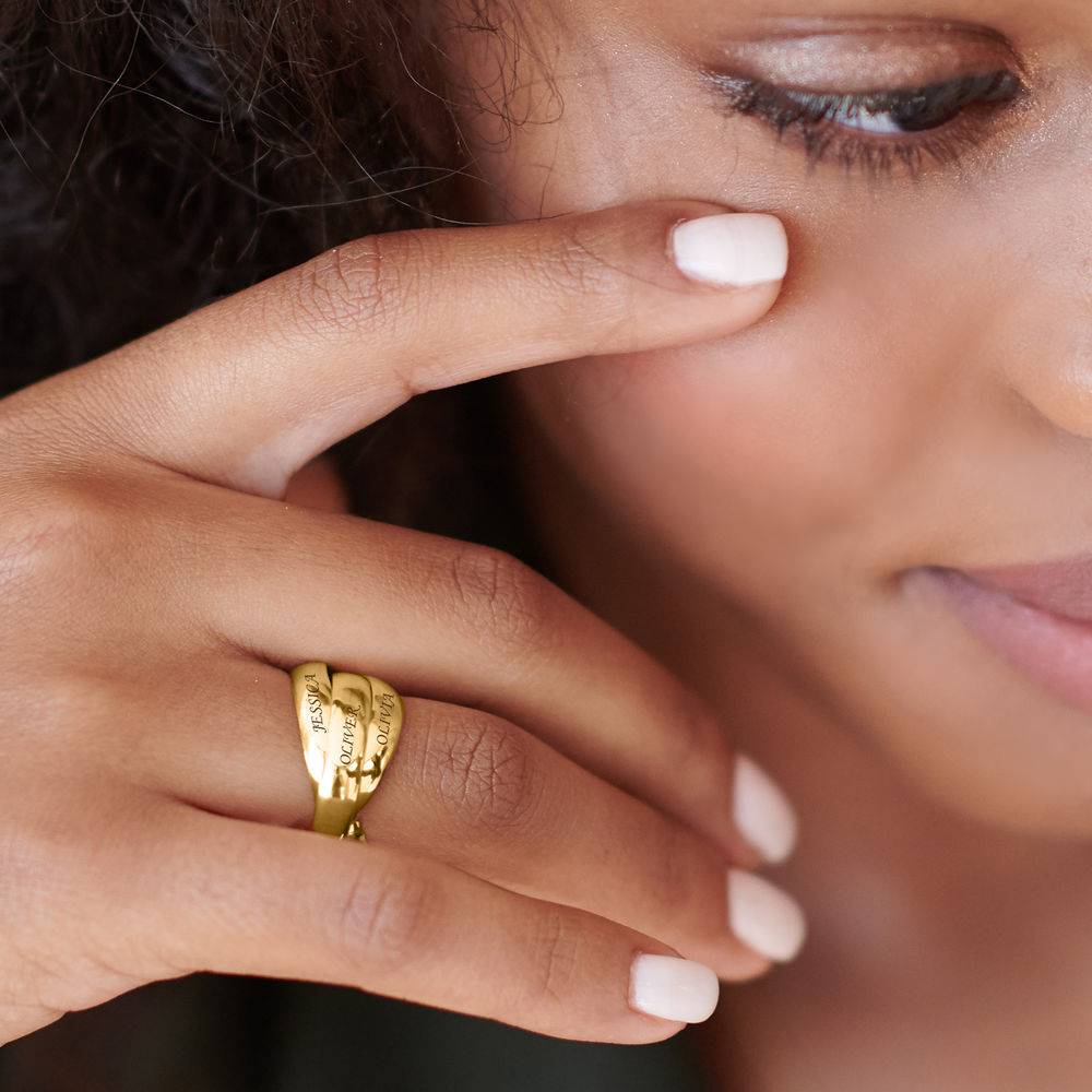 Charlize Russian Ring in Gold Vermeil - Image 3