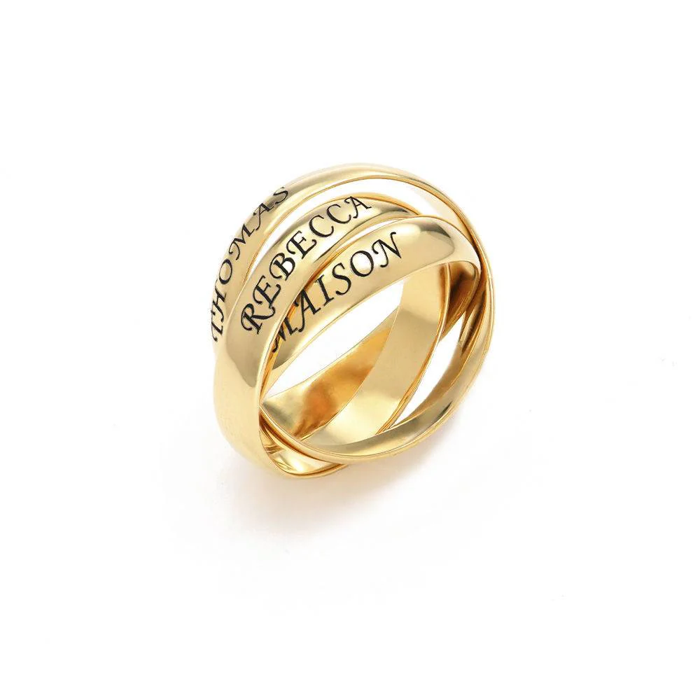 Charlize Russian Ring in Gold Vermeil - Image 4
