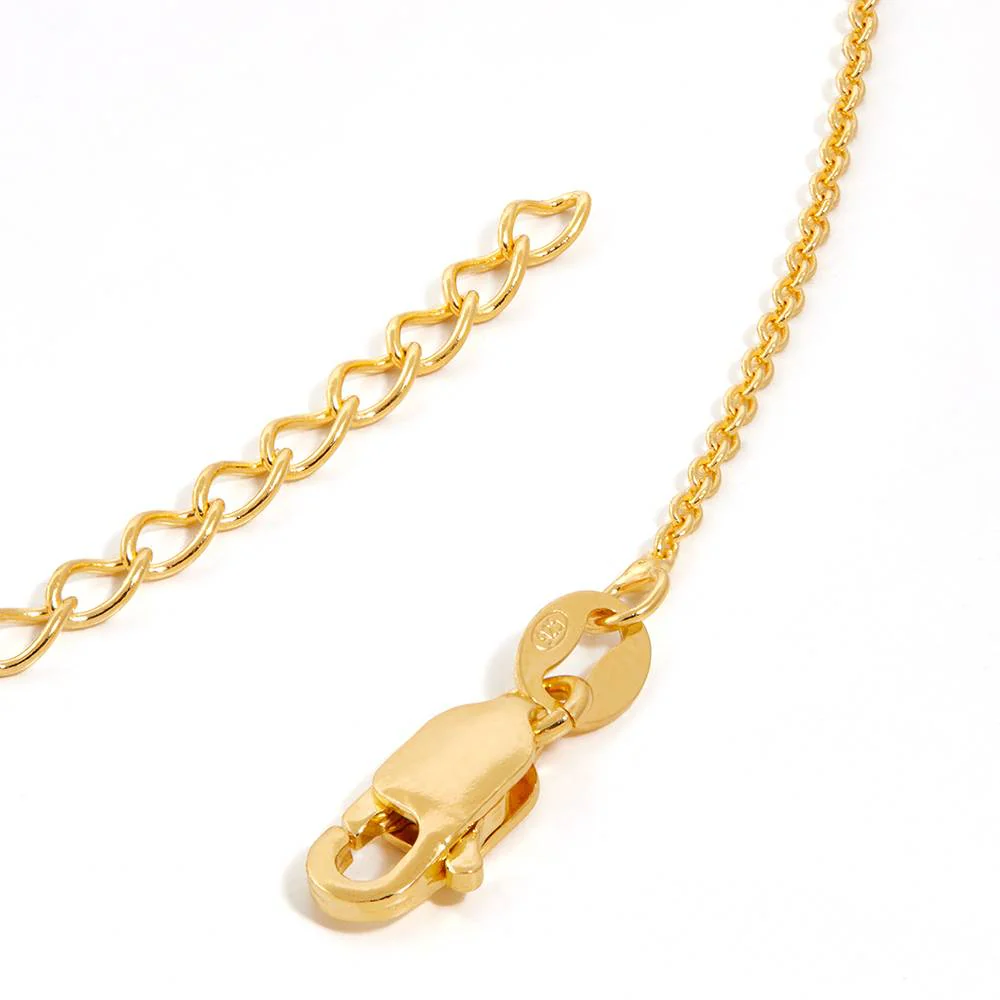Mom Necklace - Charming Heart Necklace with Engraved Beads in Gold Plating - Gift for Mom - Necklace with Children's Names - Custom Necklace for Mom - Image 6
