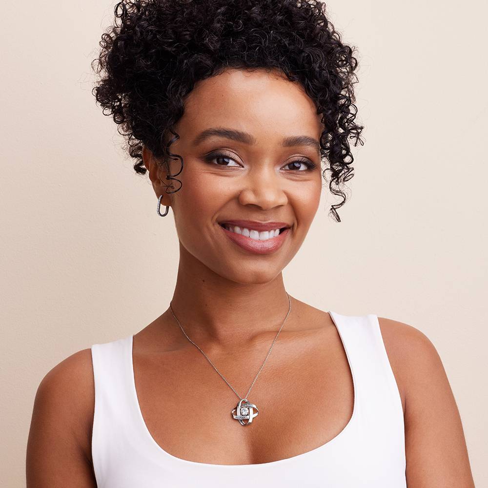 Galaxy Necklace with Cubic Zirconia in Sterling Silver - Image 2