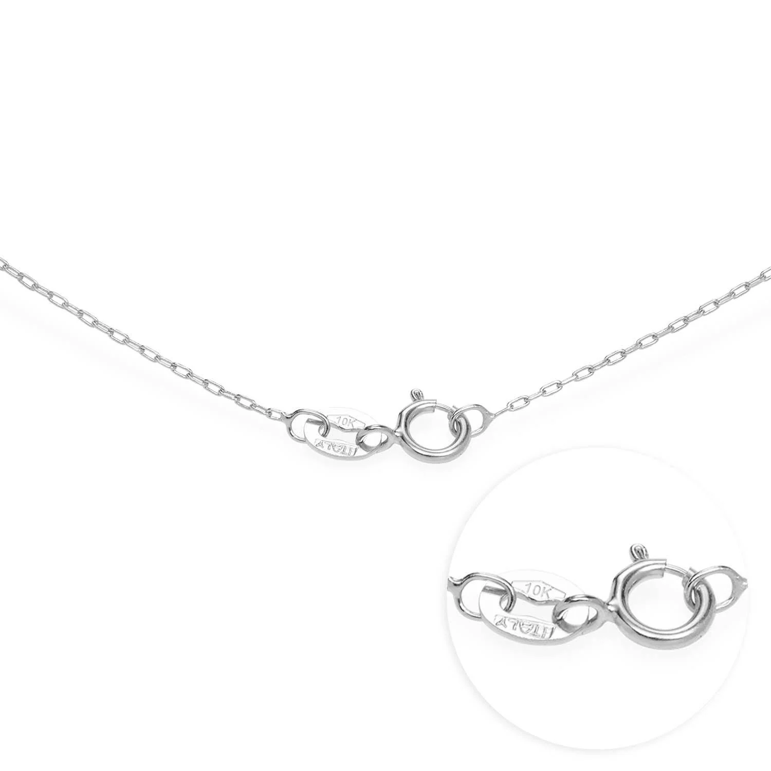 Infinity Name Necklace in 14k White Gold - Image 5