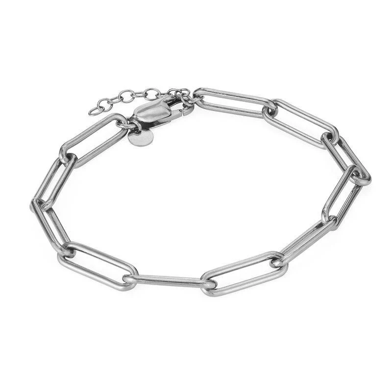 Chain Link Bracelet in Sterling Silver