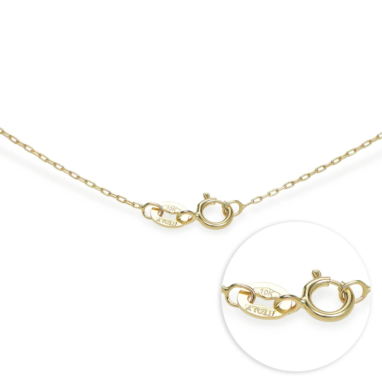 Great Gifts for Mom - Engraved Family Necklace Drop Shaped in Gold 10K - Image 5