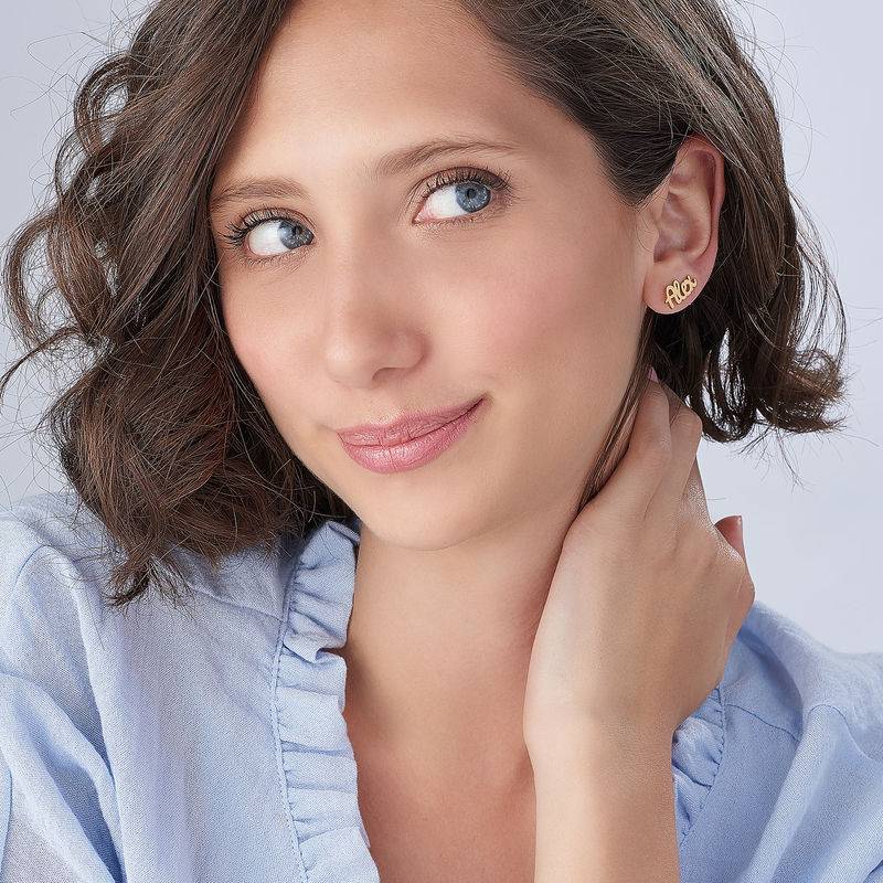 Personalized Ear Climbers with 18K Gold Plating - Gifts for Her - Image 3