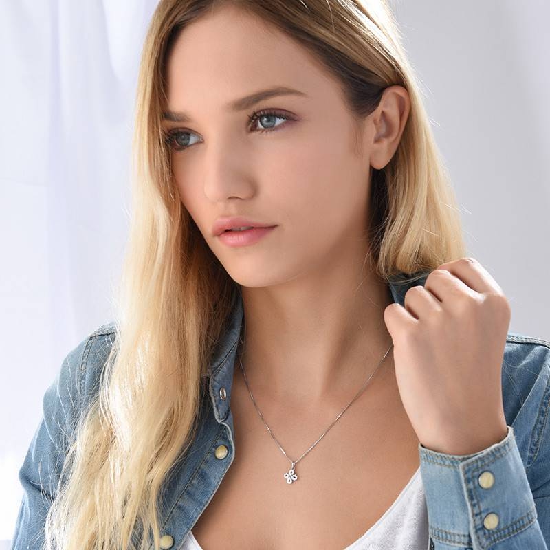 Cubic Zirconia Infinity Cross necklace - Image 2