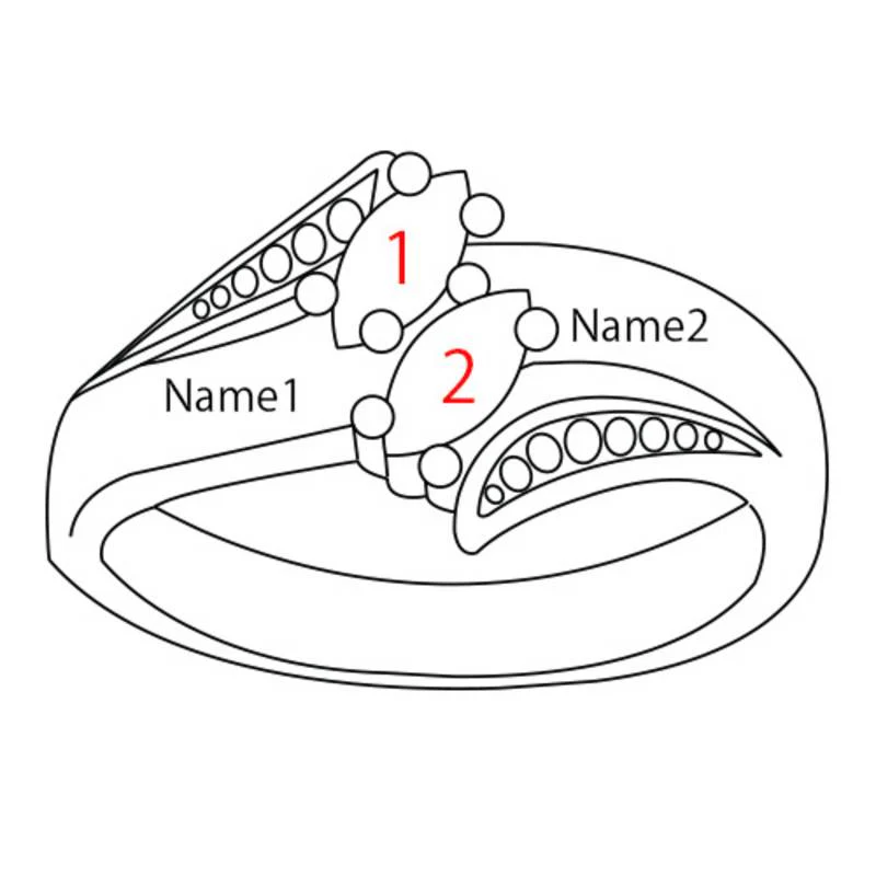 Gifts to Get Your Mom - Personalized Birthstone Ring - Mother's Ring - Image 4