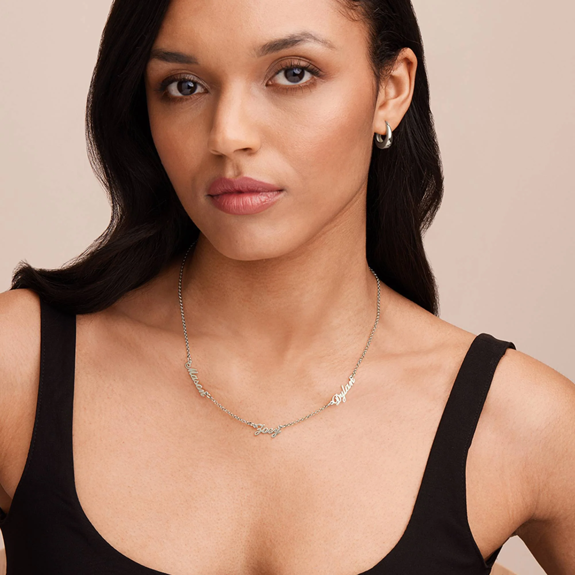 Heritage Multiple Name Necklace in Sterling Silver - Image 2